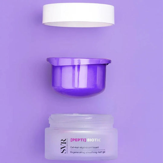 SVR Laboratoire [PEPTI] BIOTIC Gel-Mat Smoothing Resurfacing Moisturizing Day Face Cream with Peptides for Matte Finish 50ml