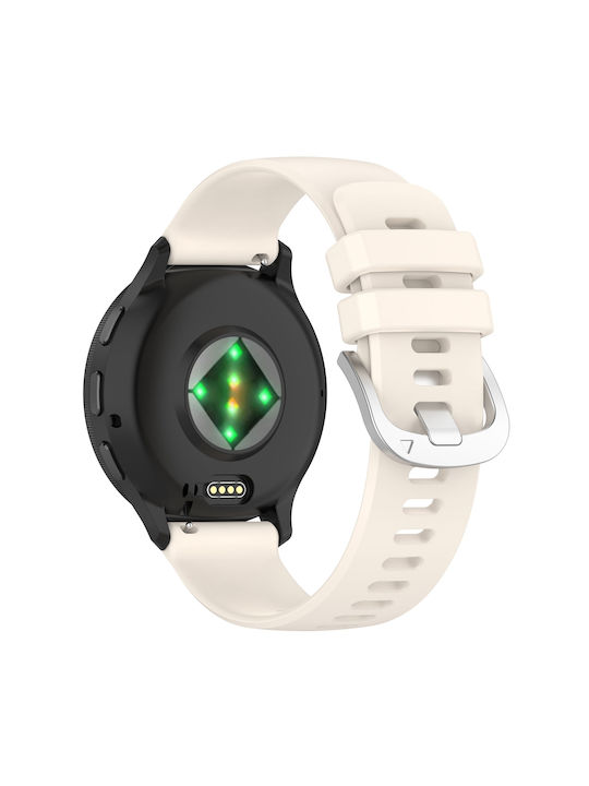 Каишка от силикон Бежова (Garmin Venu 4 45mm) Каишка от силикон Бежова (Garmin Venu 4 45mm)