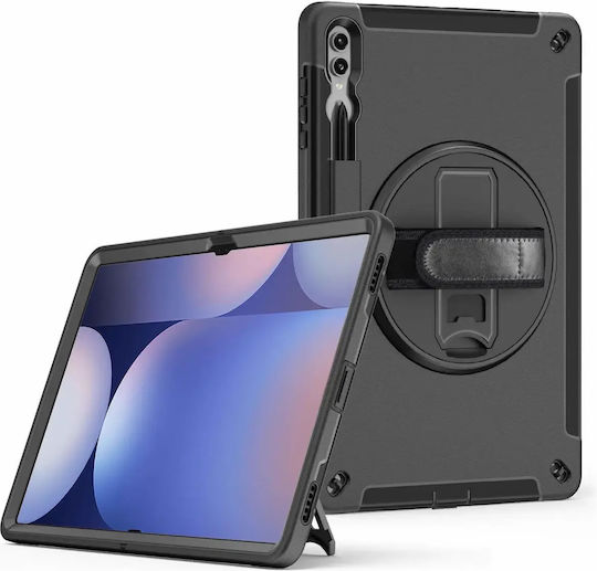 JT Berlin Флип капак Издръжлив Черен (Samsung Galaxy Tab S10 Ultra / S9 Ultra)