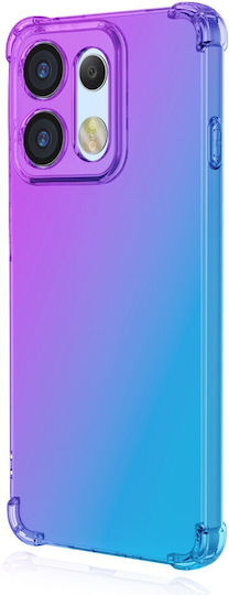 Gradient Series Silicone Case Purple Blue Oppo Reno16 5G Reno16 Pro 5G