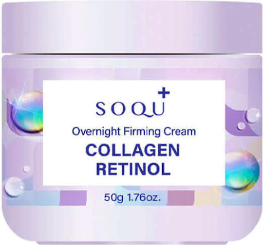 SOQU Light Moisturizing & Anti-Aging Face Cream with Retinol & Collagen