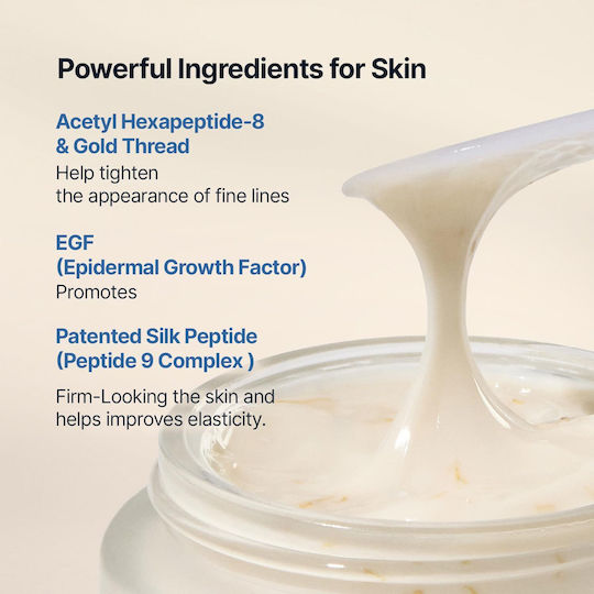Sungboon Editor Silk Peptide EGF Face Cream for Moisturizing & Brightening with Hyaluronic Acid & Niacinamide 50ml