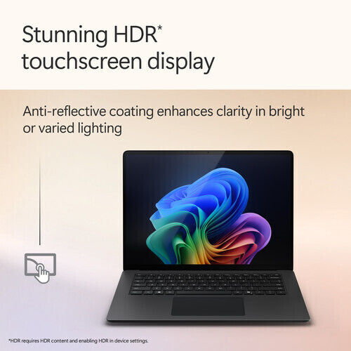 Microsoft Surface 15" Тъчскрийн 120Hz (Ultra 5-335/32GB/256GB SSD/W11 Pro) (US Клавиатура)