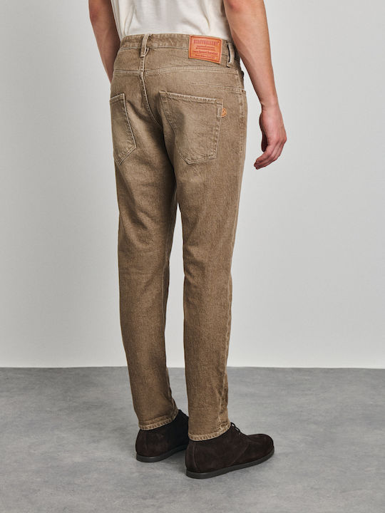 Herren Jeanshosen Regulär Fit Braune