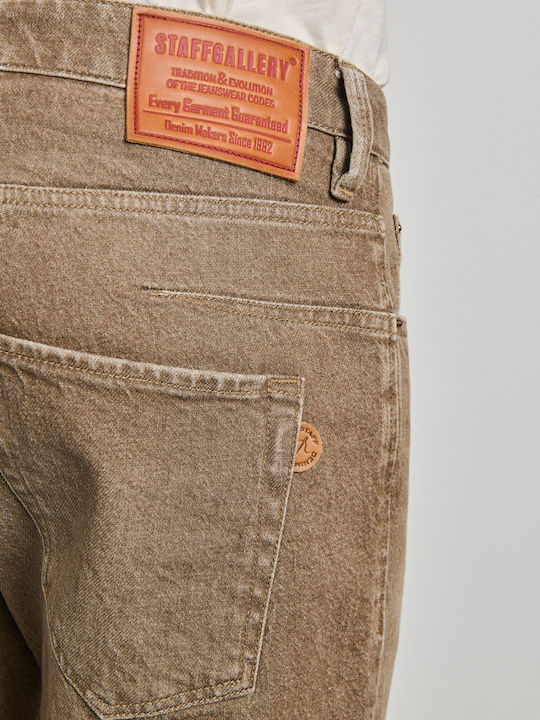Herren Jeanshosen Regulär Fit Braune