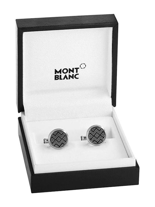 MontBlanc Twins Butoni din Otel in Culoare Argintie MontBlanc Twins Butoni din Otel in Culoare Argintie
