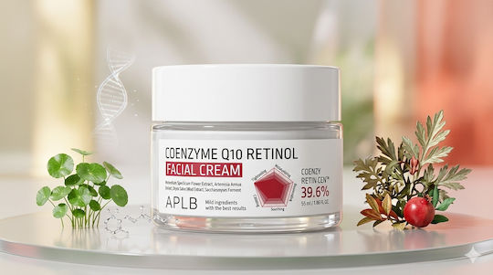 APLB Coenzyme Q10 Retinol Face Cream for Moisturizing Anti-Aging & Firming with Retinol & Coenzyme Q10 55ml
