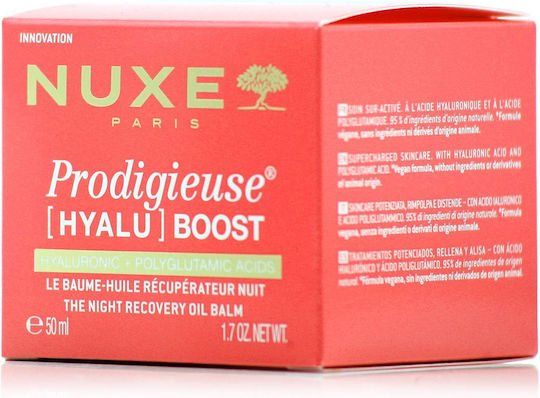 Nuxe Prodigieuse [Hyalu] Boost Moisturizing Night Face Cream with Hyaluronic Acid 50ml