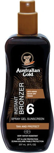 Australian Gold Spray Bronzer Sonnencreme-Set mit Nach Sonne SPF6 2 Stück