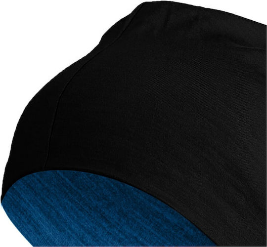 Bony Beanie Unisex Reversibil Căciulă Tricotată în Culoare Neagră
