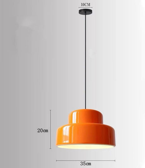 Next Next Deckenleuchte Orange 34x34x21cm