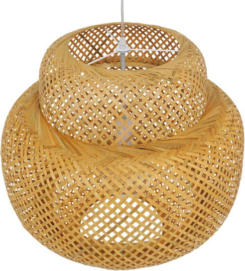 VenCore Κρεμαστό Φωτιστικό Boho Πλέγμα με Ντουί E27 56x56x54εκ.