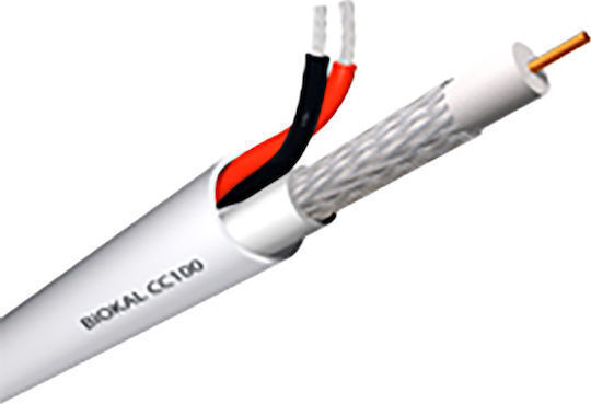 Accordia Cc-100 Connection Cable for CCTV Systems White CC-100-100