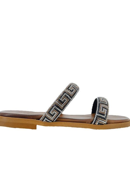 Sandale Casual Damă Din Piele Negre