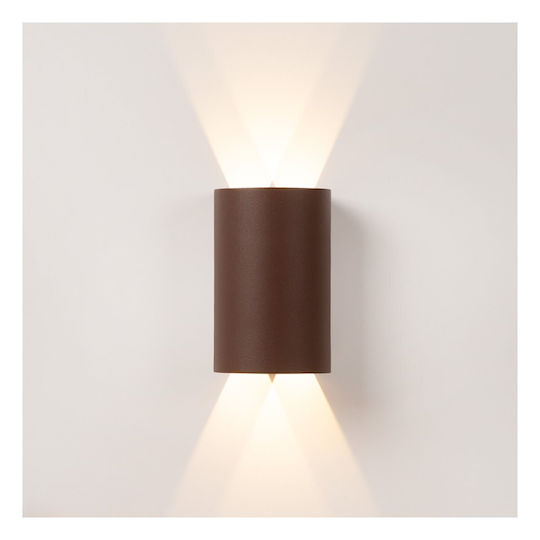 Lucide Lightning York Wandmontiertes Außenstrahler LED IP54 2W mit Warmweißem Licht 4cm