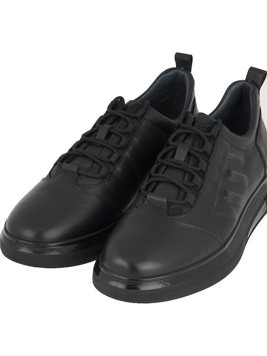 Men's Sneakers Black Leather