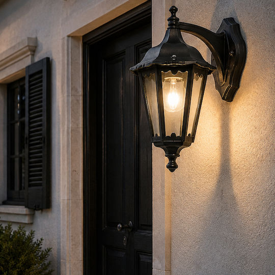 Elvhx Wall-Mounted Outdoor Lantern E14