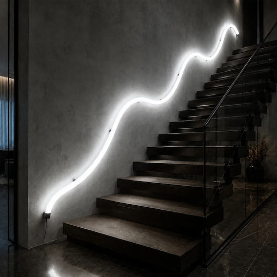 kelvo Waterproof LED Strip 24V Adjustable White Light 10m Neon Flex