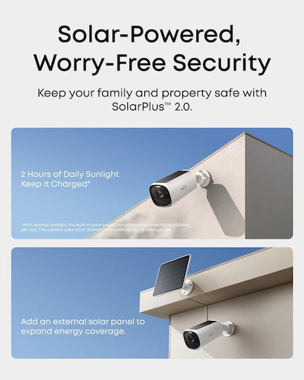 Eufy E40 Add-on Camera IP Камера за наблюдение Wi-Fi Full HD+ 4MP Водоустойчива На батерия