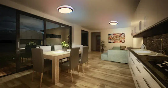 Osram Plafonieră de Tavan Neagră cu LED Integrat