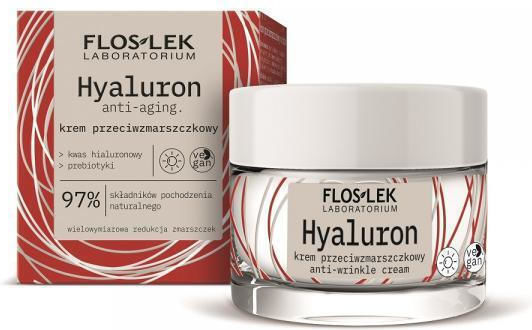 FlosLek Hyaluron Feuchtigkeitsspendende Gesichtscreme Tag mit Hyaluronsäure & Centella Asiatica 50ml