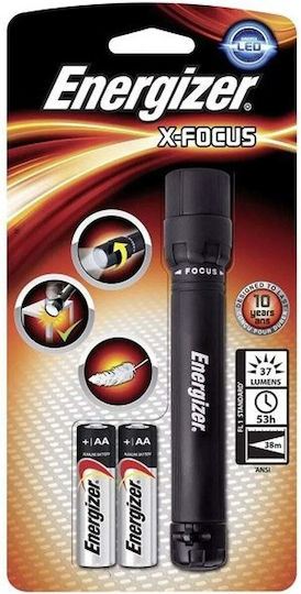 Energizer Flashlight LED with Maximum Brightness 50lm Black