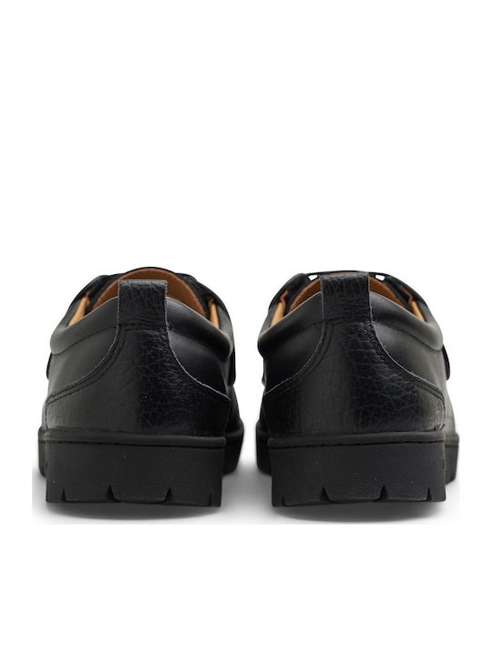 Leather Men's Casual Shoes Black