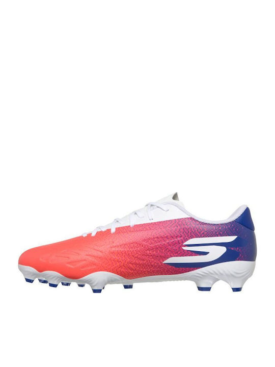 Skechers Razor 2 Club MG Ποδοσφαιρικά Παπούτσια με Τάπες Μπεζ