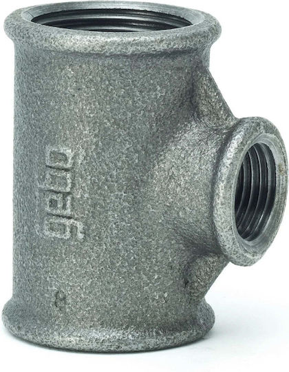 Opal Black 2x1/2" Threaded Reducing Pipe Tee B1 Nr25 Nr 130r