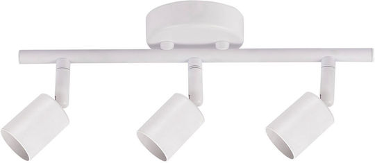 Fos me Irma III Triple Spot with Socket GU10 in White Color