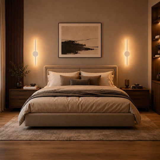 VenCore Lampă de Perete Modernă cu LED Integrat și Lumină Albă Reglabilă 11x5.5cm