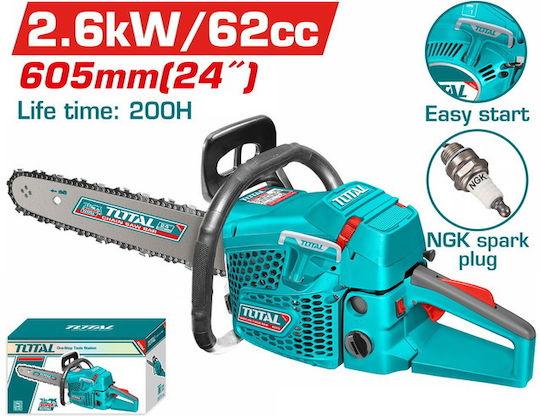 Total Gasoline Chainsaw 3.5hp with 60cm Blade