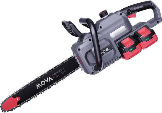 Mova Battery Chainsaw 2x2Ah Brushless 40V with 40cm Blade