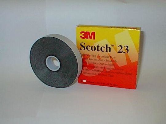 3M Selbstvulkanisierend Isolierband 19mm x 9.15m Scotch N23 Schwarz