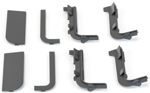 Gola J Emuca 8900817 Schwarzes Set für Eckenabschluss Oben Profil