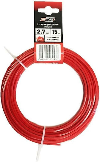 AWTools AW70135 Linie Rotundă Lungime 15m și Grosime 2.4mm