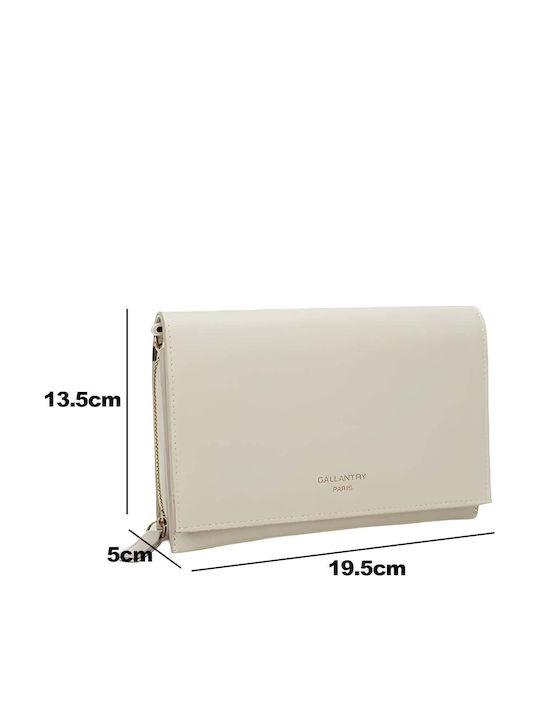Gallantry Alessia Pouch Women Minimalist Design Adjustable Strap Beige