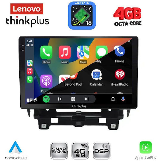 Lenovo Автомобилна Аудио Система за Renault Trafic Nissan Primastar 2021 Bluetooth USB Вграден Wi-Fi GPS Apple CarPlay Android Auto с Touch Screen 10"