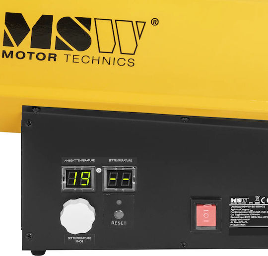 MSW Βιομηχανικό Αερόθερμο Αερίου 60kW
