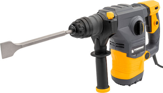 Powermat Set Spitzmeißel & Bohrer 5 Stück mit Steckdose SDS Plus