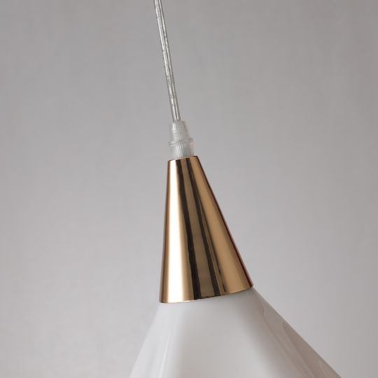 Agora Lighting Adjustable White Ceiling Light with E27 Socket 35x35cm