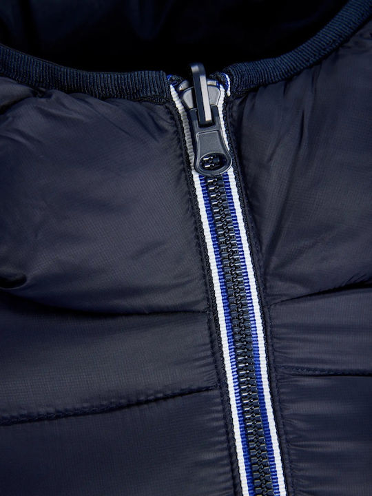 Doppelseitige Herren Jacke Dunkel Marineblau