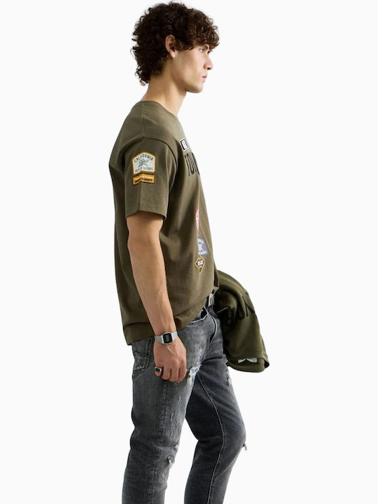 Herrenblusen T-Shirt Grün