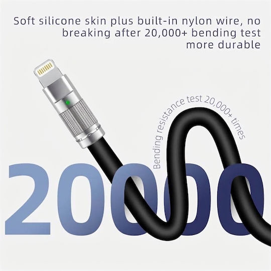 Leewello Leewello USB Typ-C Kabel Männlich Schwarz 3m