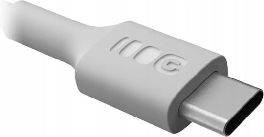 Green Cell Cablu Braided USB-C tată - USB-C 100W PD Alb 0.3m KABGC100PS30SW