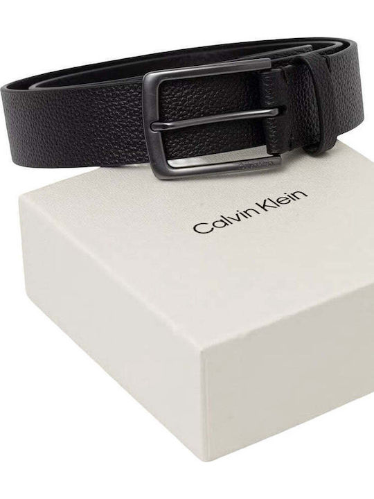 Herren Gürtel Leder Schwarz