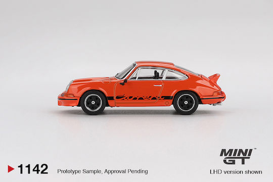 Μοντέλο Αυτοκινήτου Porsche 911 Carrera Rs 2.7 Tangerine Του 1973 Κλίμακα 1:64 Mini Gt Mgt01142-l