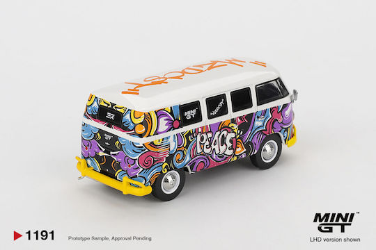Machetă Mașină Volkswagen T1 Micro Bus Mizu Design 1967 Scara 1:64 Mini GT MGT01191-L