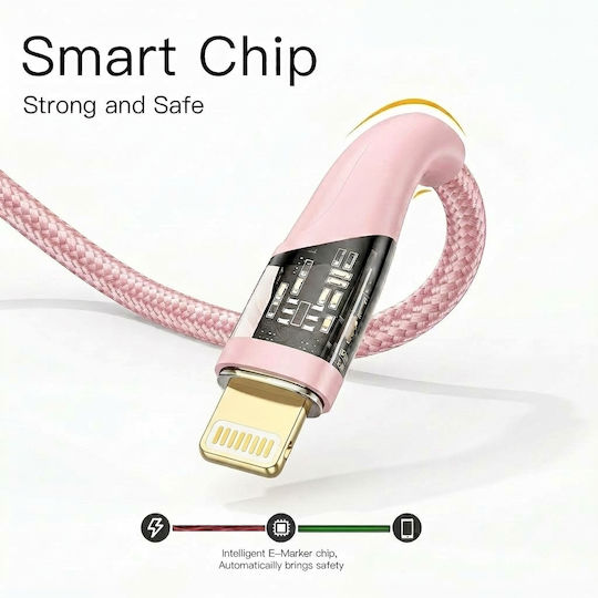 Leewello USB-C Zu Lightning Kabel Rosa 1m 783020-Pink
