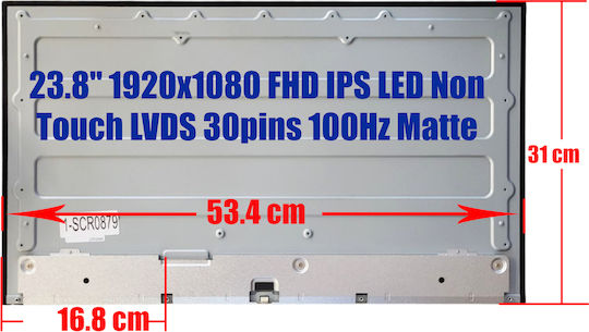 Лаптоп екран IPS / LED / Touch 1920x1080 Матов за Laptop Mn238cs06-20 1-SCR0879
